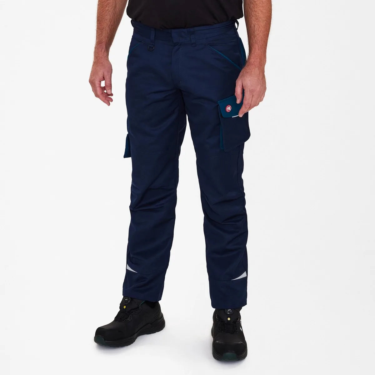 Galaxy Light werkbroek 2290-880 - Blue Ink / Dark Petrol van FE Engel, Blue Ink, Dark Petrol, 50 – productafbeelding