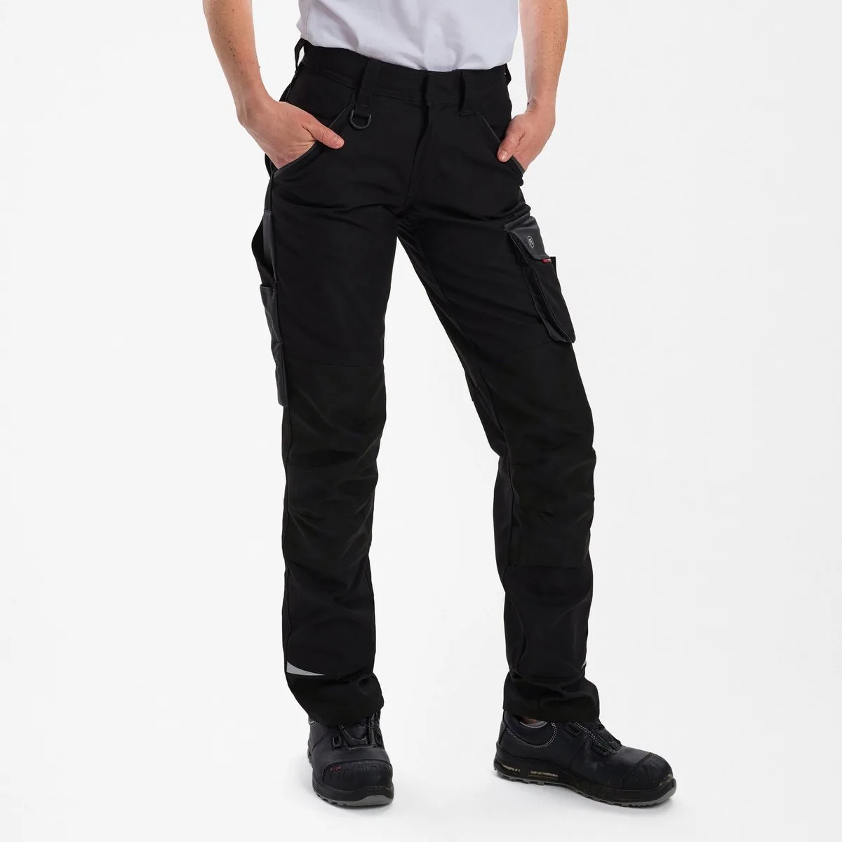 Galaxy werkbroek voor dames 2815-254 - Black / Anthracite Grey van FE Engel, Zwart, Anthracite Grey, 34 – productafbeelding