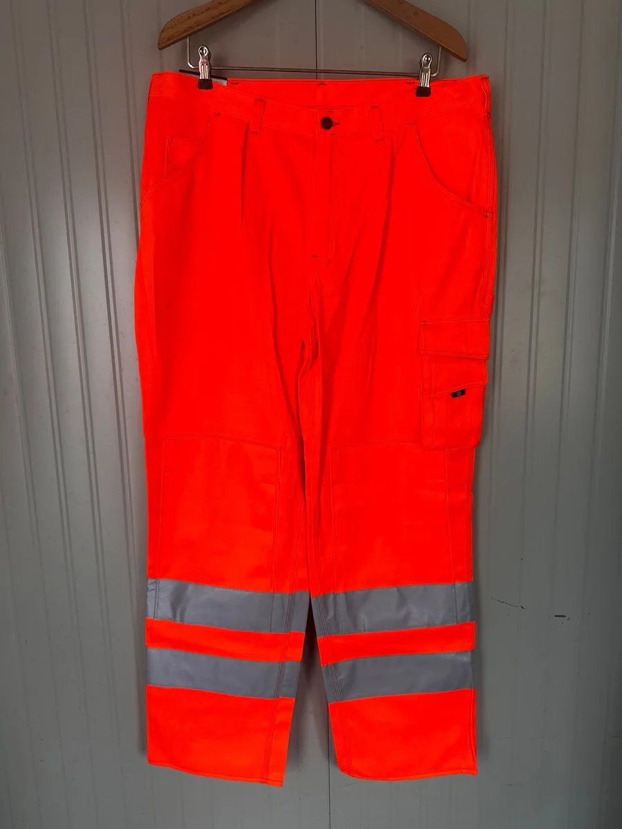 reflecterende werkbroek van FE Engel, Oranje, 54 – productafbeelding