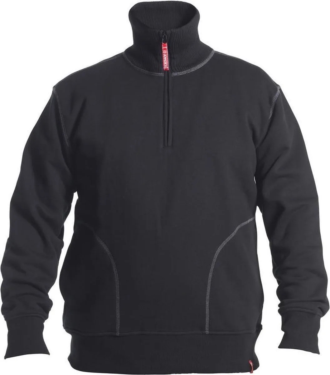 Sweatshirt Met Hoge Kraag 8014-136 - Zwart 20 von FE Engel, Zwart 20, L – Produktbild