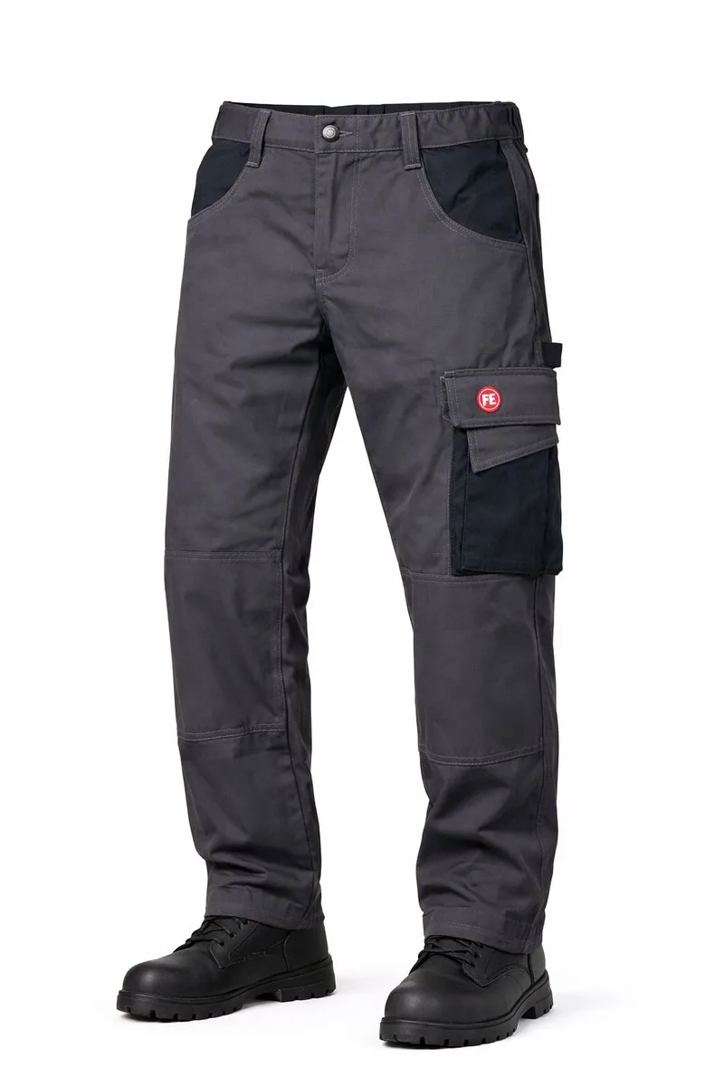 Werkbroek Heren – Engel Enterprise Stretch Trousers 2680 Grijs – (L34) – Duurzame Werkbroek met Stretch von FE Engel, Schwarz, 96 – Produktbild