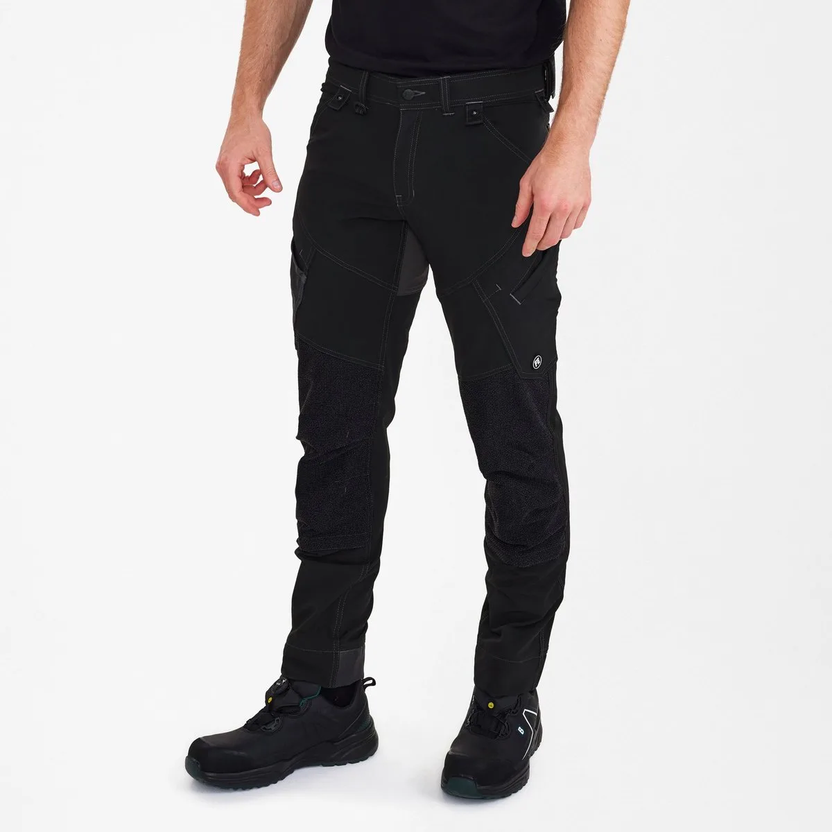 X-treme werkbroek met 4-weg-stretch 2366-317 - Black von FE Engel, Schwarz, 48 – Produktbild