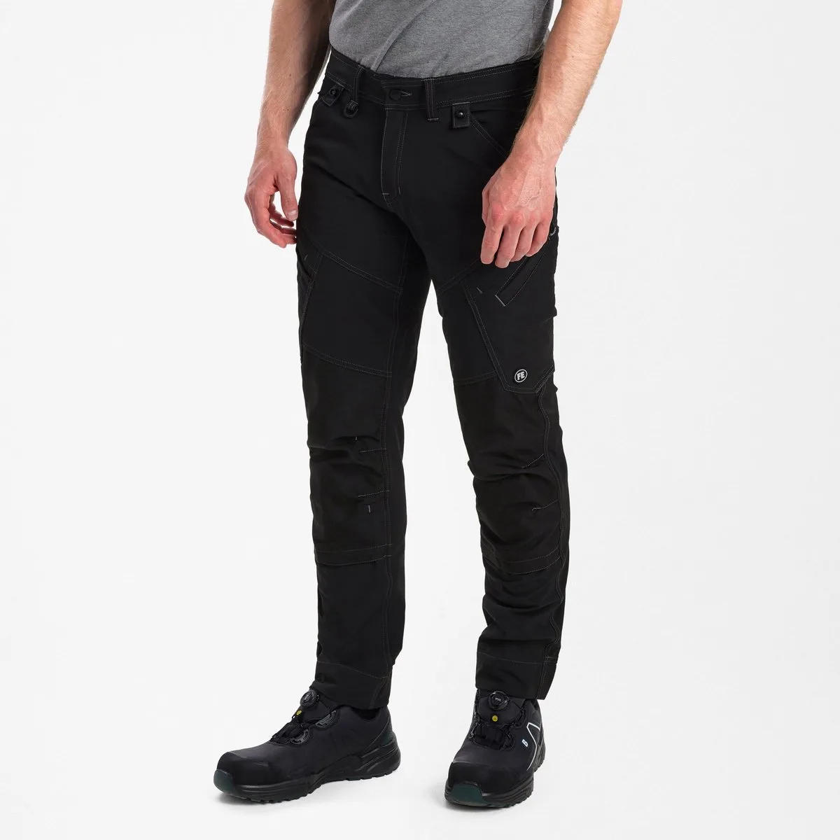 X-treme werkbroek met 4-weg stretch 2369-317 - Black van FE Engel, Zwart, 54 – productafbeelding