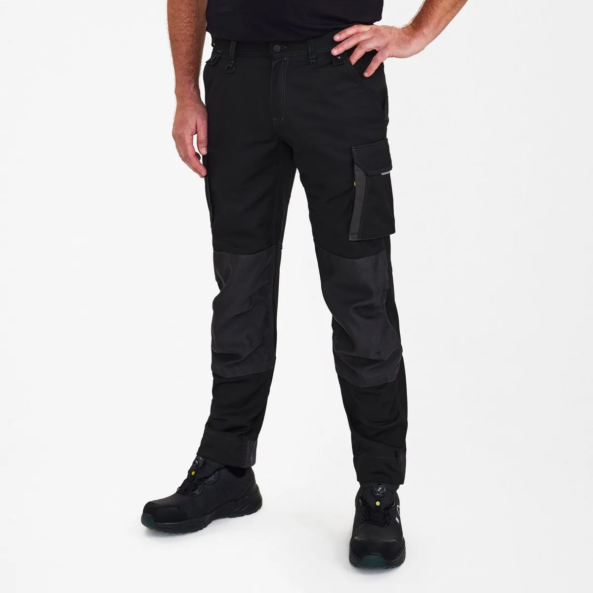 X-treme werkbroek met stretchstof 0362-740 - Black / Anthracite Grey von FE Engel, Schwarz, Anthracite Grey, 50 – Produktbild