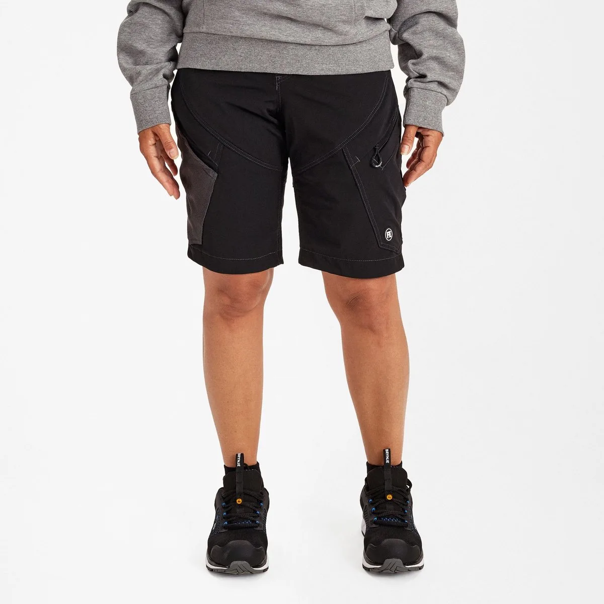 X-treme werkshorts met 4-weg stretch voor dames 6361-317 - Black van FE Engel, Zwart, 38 – productafbeelding