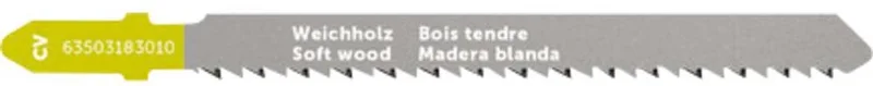 Fein 63503183010 Stichsägeblatt für Holz CV 75 T2.5 SW SC RV 5 St. von Fein – Produktbild