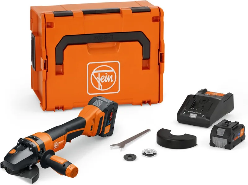 Accu-haakse slijper PROTAGO Ø 125 mm CCG 18-125-10 PD-SEC Set 8Ah ProCORE AS - 71220562000 van Fein – productafbeelding
