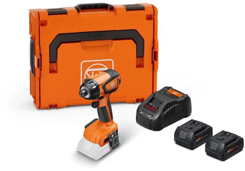 ASCD 18-200 W4 AS Accu slagschroevendraaier 210Nm 18V 5.0Ah AMPShare in L-Boxx - 71151162000 van Fein, Oranje – productafbeelding