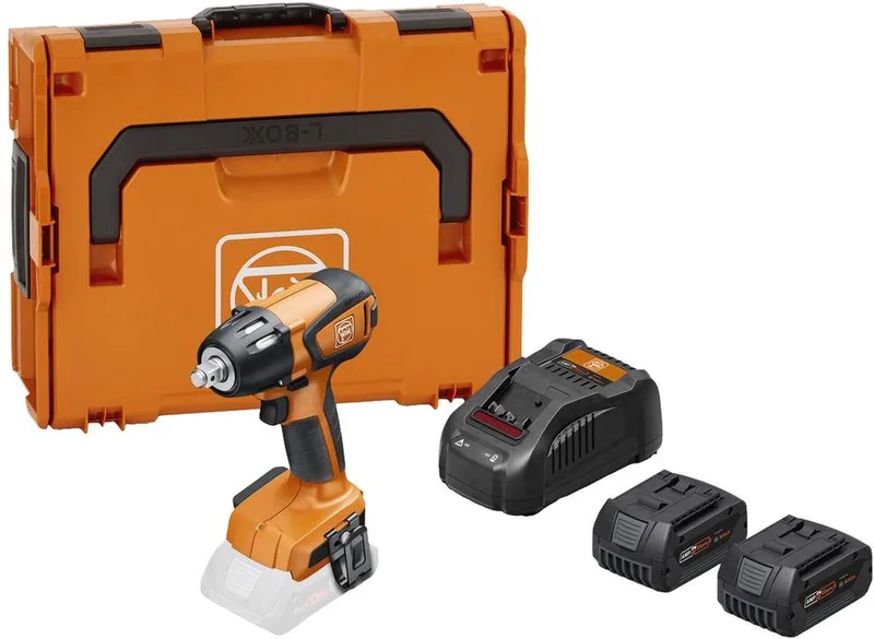 ASCD 18-300 W2 AS Accu slagmoersleutel 290Nm 1/2 frictiering 18V AMPShare 5.0Ah in L-Boxx - 71151066000 de Fein – image du produit