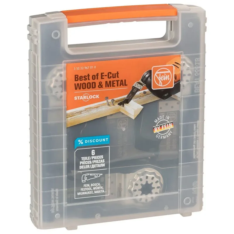 Beste Van De E-cut Starlock Zaagbladen Voor Hout En Metaal 6 Stukken van Fein – productafbeelding 2 van 2