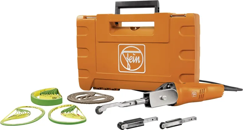 BF10-280E 7 228 05 51 00 0 Bandschuurmachine Incl. accessoires, Incl. koffer 800 W Bandbreedte 3 mm, 6 mm, 20 mm Bandlengte 520 mm von Fein – Produktbild