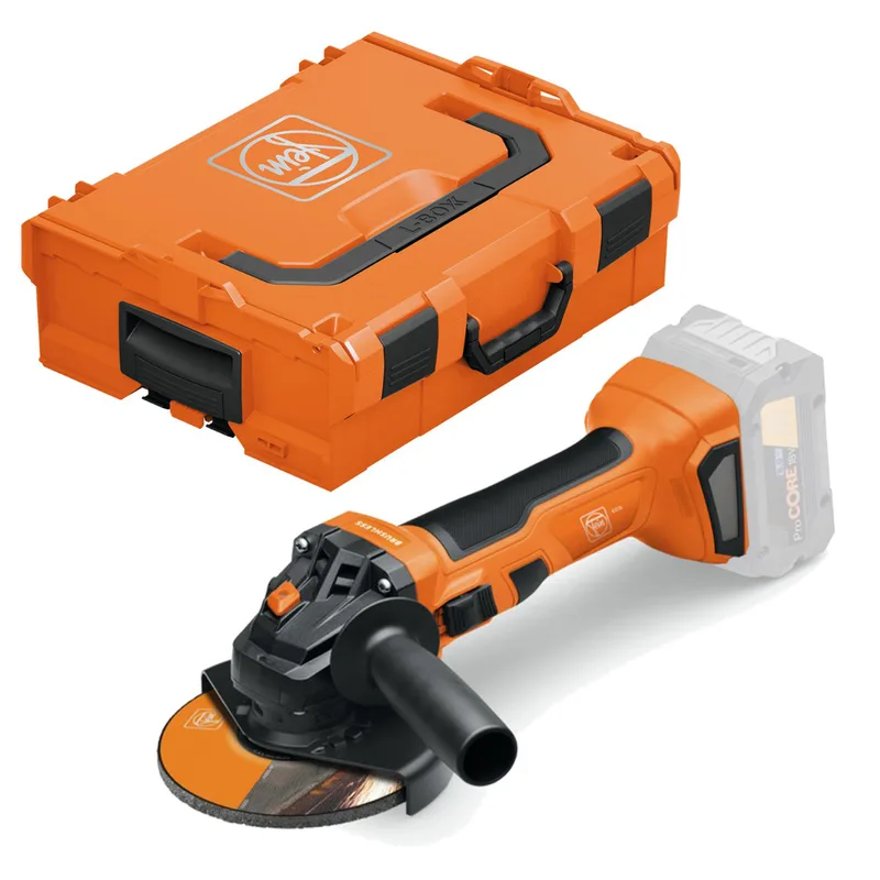 CCG 18-125-7 AS Accu haakse slijper 125mm 18V AMPShare Basic Body in L-Boxx - 71221361000 de Fein – image du produit