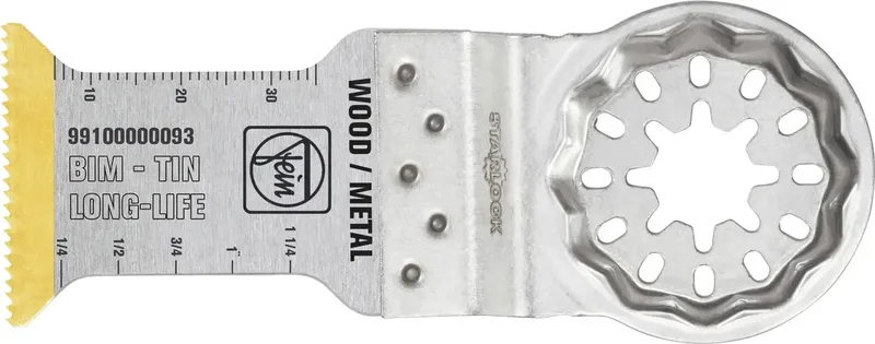 Fein 63507160450 E-Cut Long-Life Titanbeschichtung, Bimetall Bi-Metall Sägeblatt 35 mm 1 St. von Fein – Produktbild