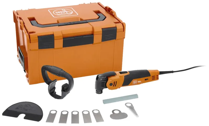 MM 700 1.7 Q 72297066000 Multifunktionswerkzeug inkl. Koffer, mit Zubehör 11teilig 450 W von Fein – Produktbild