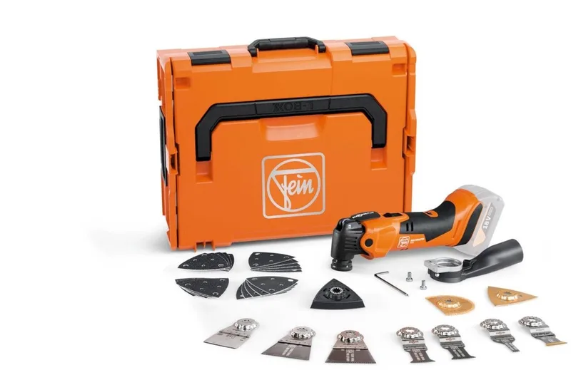 Multimaster AMM 500 PLUS TOP Accu multitool + accessoires 18V AMPShare Basic Body in L-Boxx - 71293863000 van Fein – productafbeelding