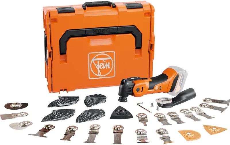 Multimaster AMM 700 MAX TOP Accu multitool + accessoires 18V AMPShare Basic Body in L-Boxx - 71293663000 by Fein – product image