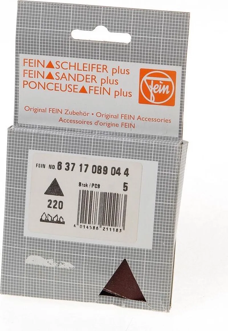 Schuurpapier 220 korrel 5 stuks 63717089044 by Fein – product image