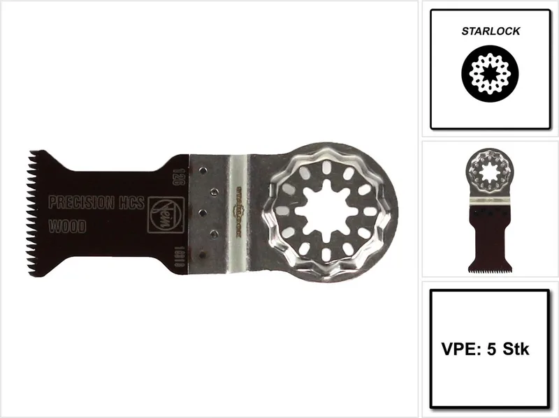 Starlock E-Cut Precision-zaagblad 50x35mm 5 stuks 63502126230 de Fein – image du produit