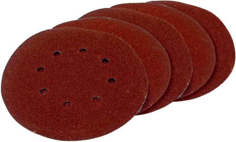 AGA1022 - Schuurpapier - Klittenbandbevestiging - 5 stuks - Diameter - 180mm - 2 stuks - Grof - Korrel 80 - 3 stuks - Fijn - Korrel 120 - Schuurschijf - Universeel - Zeer geschikt op FERM - AGM1120P - AGM1084P - AGM1037 - Haakse poetsmachines fra Ferm – produktbillede