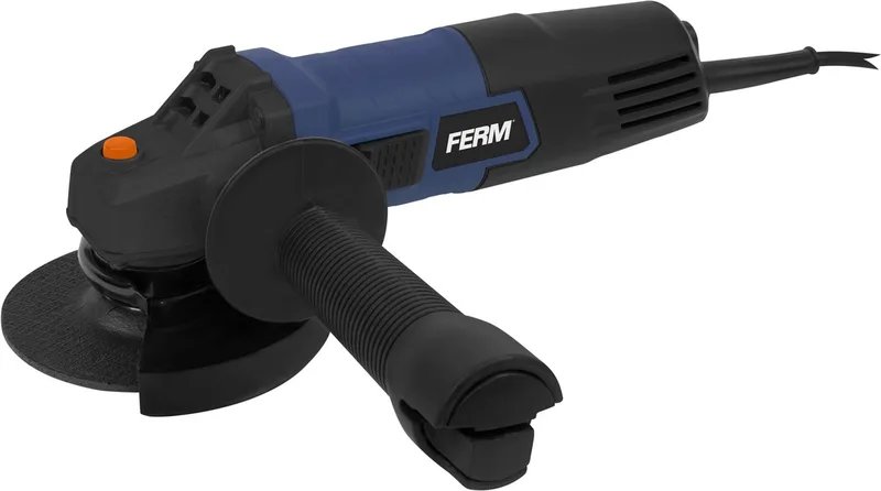 AGM1141 - Haakse slijper - 115mm - 500W - Compact - 3 meter kabel - Verplaatsbaar handvat - Eenvoudig verstelbare beschermkap - M14 as - Slijptol - Slijpmachine - Haakseslijper 115mm de Ferm – image du produit