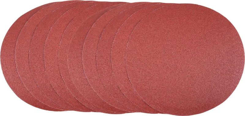 BGA1064 - Schuurschijven - 150mm - Klittenband - 10 stuks - K100 - Fijn - Universeel – Voor roterende schuurschijf - Zeer geschikt voor - Stationaire schuurmachine - BGM1022 de Ferm – image du produit