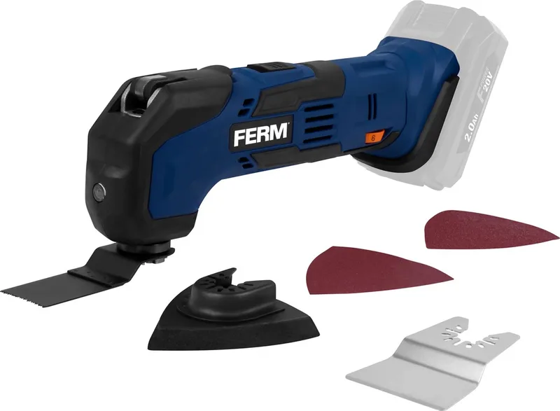 OTM1009 - 20V - F-Power - Accu - Multitool - Body - Zonder accu en lader von Ferm – Produktbild