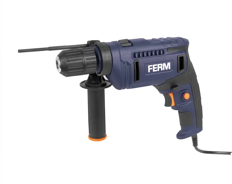PDM1068 Klopboor - 550W - 2 Versnellingen - 13mm - Snelspanboorkop - Diepte aanslag - Extra Handgreep von Ferm – Produktbild
