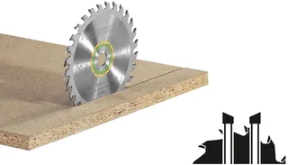 488288 / 225x2,6x30 W32 Cirkelzaagblad - 225 x 30 x 32T - Hout de Festool – image du produit 1 sur 2