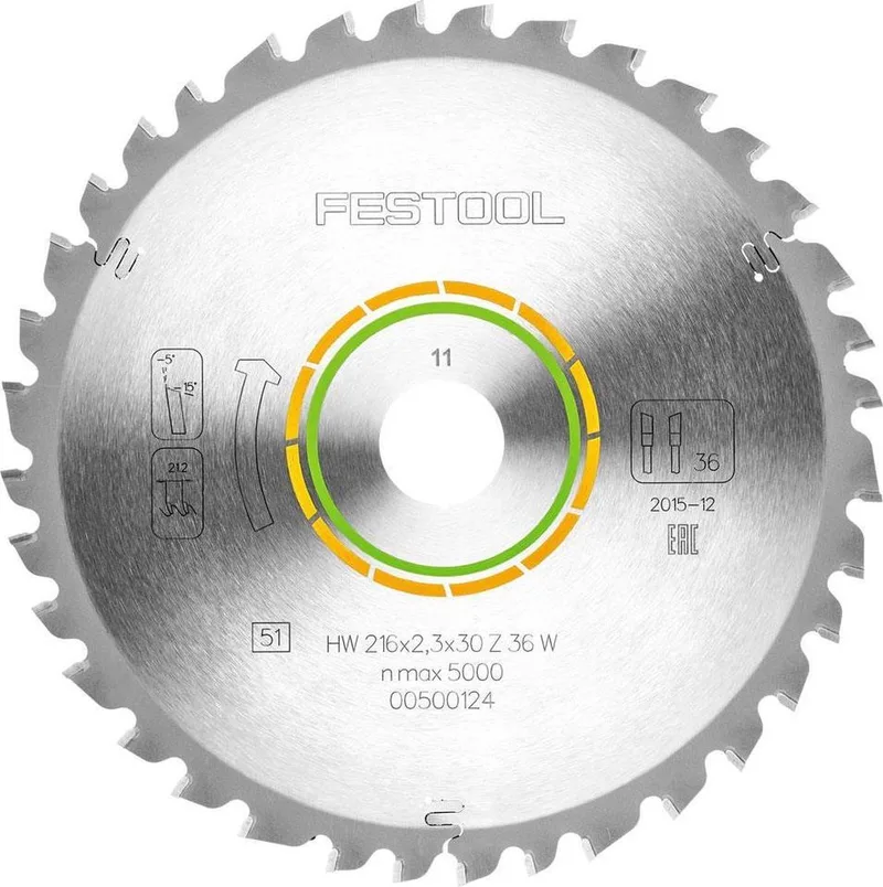 Spezial-Sägeblatt 260x2,5x30 WZ/FA64 von Festool – Produktbild