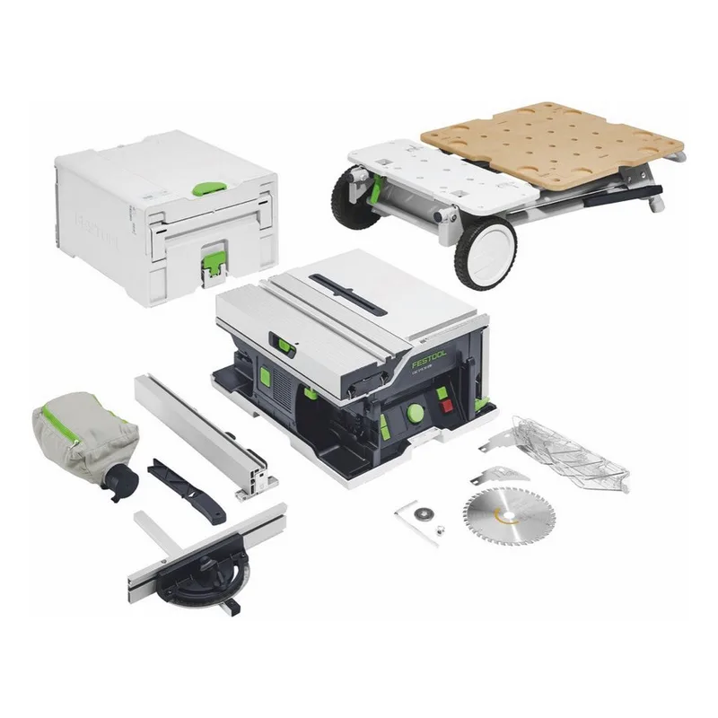 CSC SYS 50 EBI-Basic-Set Accu Tafelcirkelzaag 2x18V Basic Body met Onderstel - 577371 van Festool – productafbeelding 2 van 5