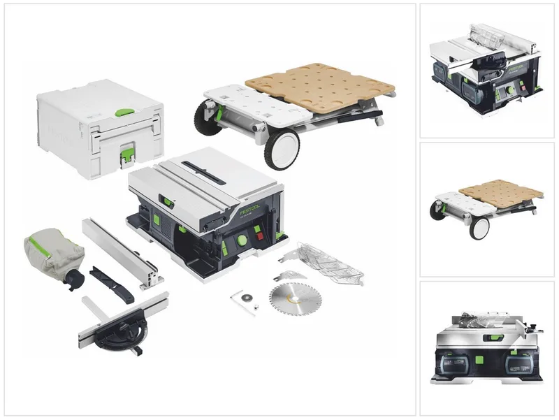 CSC SYS 50 EBI-Basic-Set Accu Tafelcirkelzaag 2x18V Basic Body met Onderstel - 577371 van Festool – productafbeelding 1 van 5