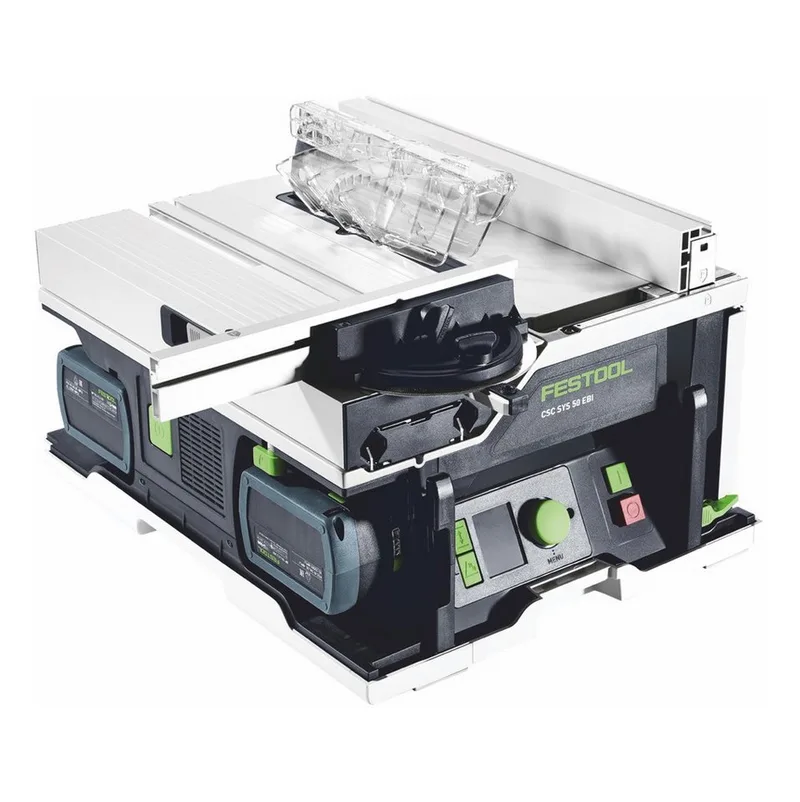 CSC SYS 50 EBI-Basic-Set Accu Tafelcirkelzaag 2x18V Basic Body met Onderstel - 577371 van Festool – productafbeelding 3 van 5