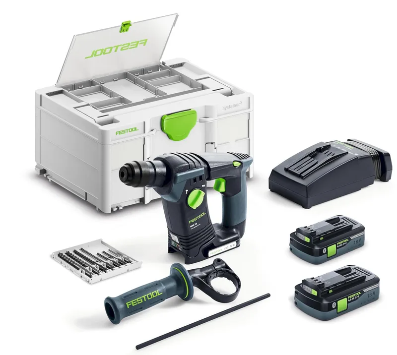 BHC 18 HPC 4,0 I-Plus Accu Boorhamer SDS-Plus 1,8J 18V 4.0Ah in Systainer - 577602 von Festool – Produktbild 1 von 2