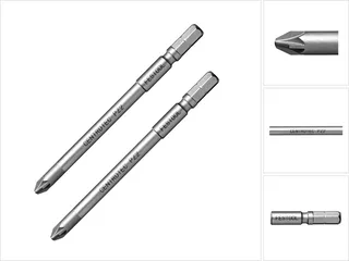 Bit PZ (2 stuks) - PZ 2-100 CE/2 - 500842 de Festool – image du produit 1 sur 2