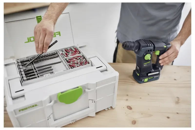 BKS SYS3 D5-12 SDS 577398 Boorset 5 mm, 6 mm, 8 mm, 10 mm, 12 mm de Festool – image du produit 2 sur 2