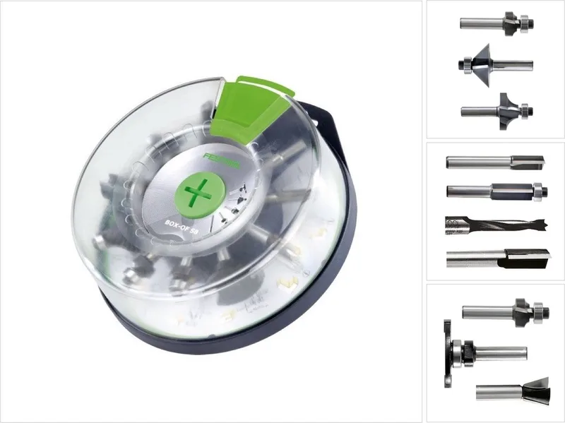 Box-OF HW S8 Mix - Freesbox - Kantenfrees - Groeffrees by Festool – product image