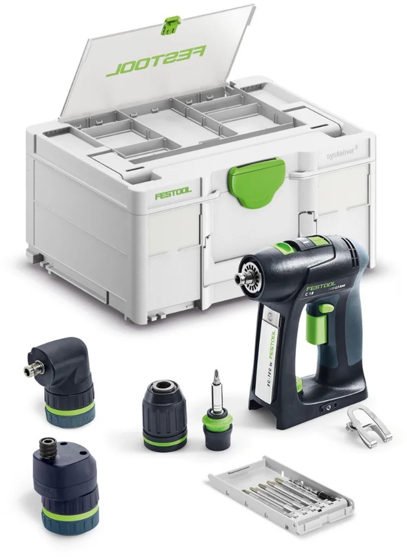 C 18 Basic-Set Accu schroefboormachine 18V Basic Body in Systainer - 578831 de Festool – image du produit