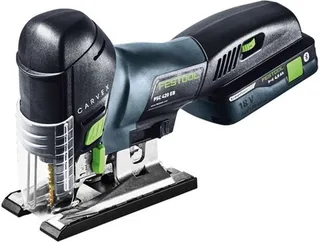 CARVEX PSC 420 HPC4,0 EBI-Plus 18V Li-Ion accu decoupeerzaag set (1x 4,0Ah) in systainer - 120mm - koolborstelloos de Festool – image du produit 1 sur 5