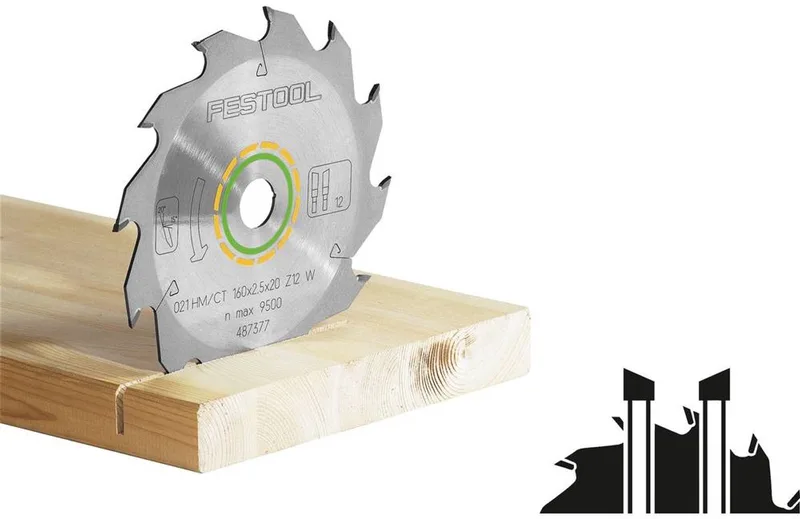 cirkelzaagblad (dun) 160x1.8x20mm W 18T de Festool – image du produit