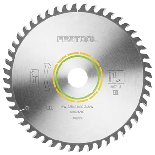 Cirkelzaagblad Wood Fine Cut Ø 225mm - 48T & Splintervrij fra Festool – produktbillede 2 af 2
