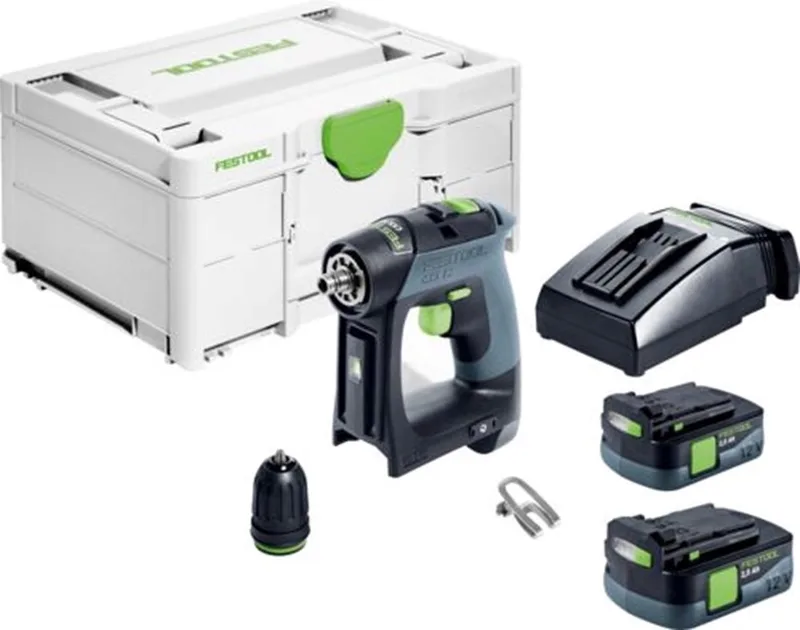 CXS 12 2,5-Plus Accu Schroefboormachine 12V 2.5Ah in Systainer - 576864 de Festool – image du produit