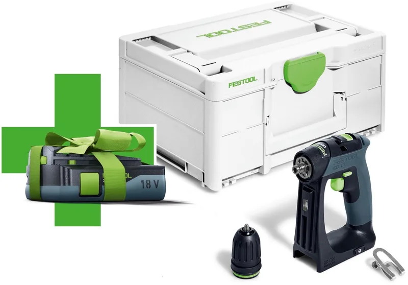 CXS 18-Basic-3,0 Accu Schroefboormachine 18V 3.0Ah in Systainer - 578063 van Festool – productafbeelding