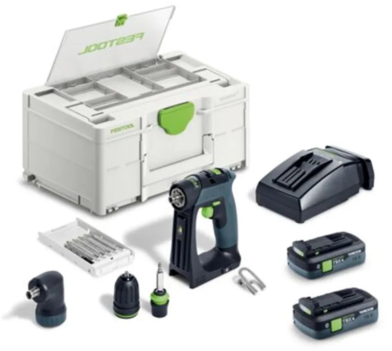 CXS 18 TBX4,0 I-Set Accu schroefboormachine - 579354 de Festool – image du produit
