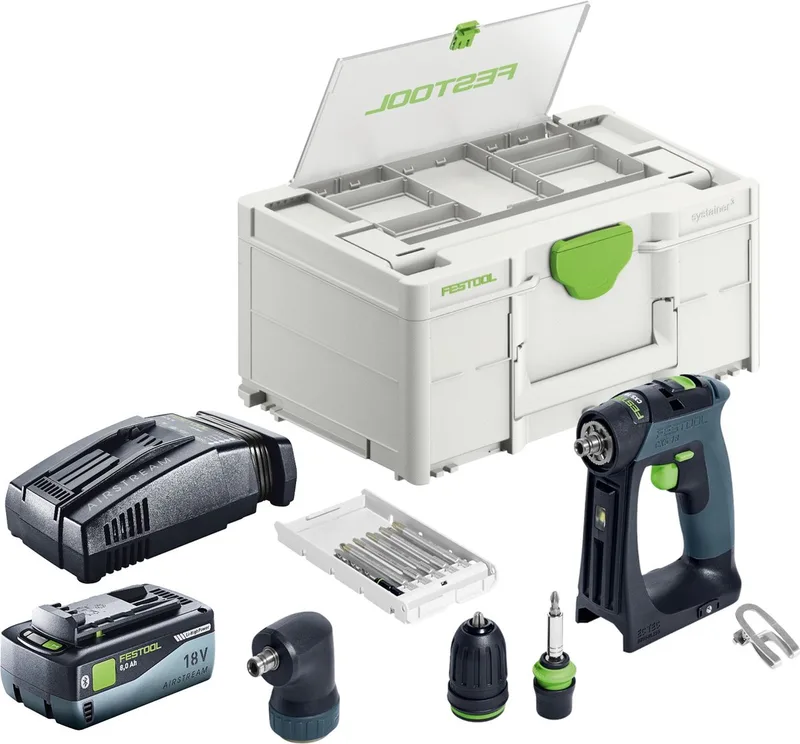 CXS Basic accuschroefboormachine 18 V 40 Nm borstelloos + 1x accu 8.0 Ah + snellader + systainer by Festool – product image
