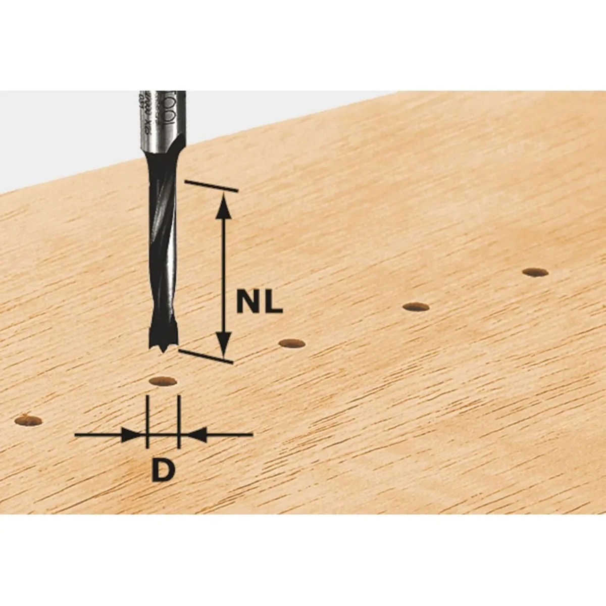 Festool 491067 Foret pour cheville 6 mm Longueur totale 53.50 mm 1 pc(s) de Festool – image du produit