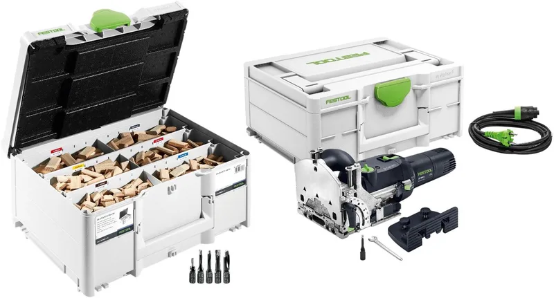 DF 500 RQ-Plus domino-frees DOMINO 420 W 4 - 10 mm + assortiment domino's + Systainer by Festool – product image