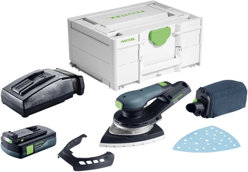 DTSC 200-Basic accu-deltaslijper 18 V 145 x 195 mm borstelloos + 1x accu 3,0 Ah + oplader + Systainer by Festool – product image
