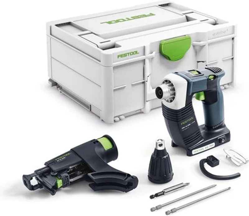 DURADRIVE DWC 18-2500-Basic 18V Li-Ion accu bandschroefmachine body in systainer - 18Nm - 55mm - koolborstelloos van Festool – productafbeelding