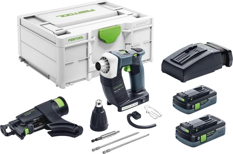 DURADRIVE DWC 18-2500 HPC4,0 I-Plus 18V Li-Ion accu bandschroefmachine set (2x4,0Ah) in systainer - 18Nm - 55mm - koolborstelloos van Festool – productafbeelding