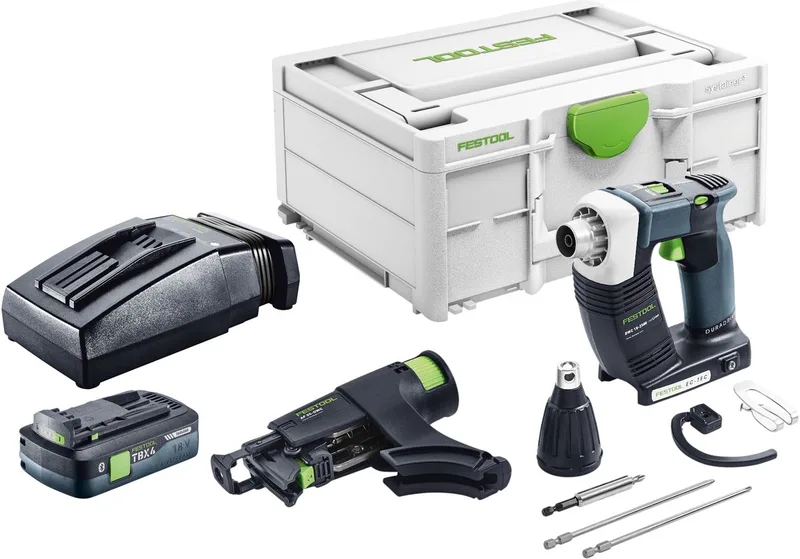 DWC 18-2500 Basic accu-bouwschroevendraaier 18 V 18 Nm borstelloos + 1x accu 4,0 Ah + oplader + Systainer van Festool – productafbeelding